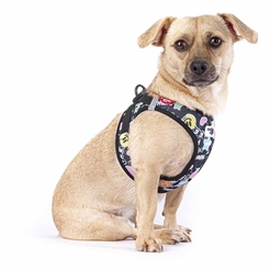 Curli Hundsele Vest Clasp Air-Mesh Limited Edition Comic Svart